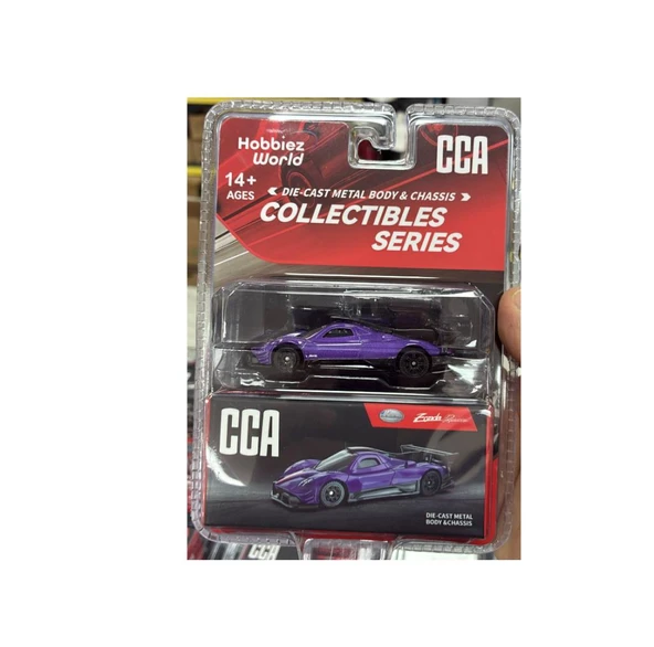 CCA Collectibles Series Pagani Zonda Revolucion Mor 1/64 Model Araba ürün görseli 1