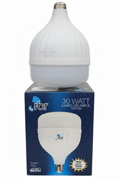 RBR 30 WATT JUMBO LED AMPUL ürün görseli 1