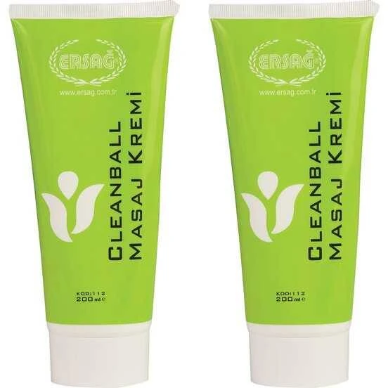 Ersağ Clean Ball Masaj Kremi 200 Ml. * 2 Adet ürün görseli 1