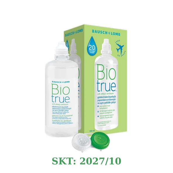 BIOTRUE 300 ml Lens Solüsyonu (SKT:10/2027) ürün görseli 1
