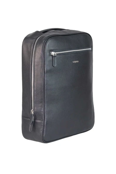 Guard Siyah Hakiki Deri Laptop Girişli Deri Sırt Çantası // GRD260225W341 ürün görseli 1