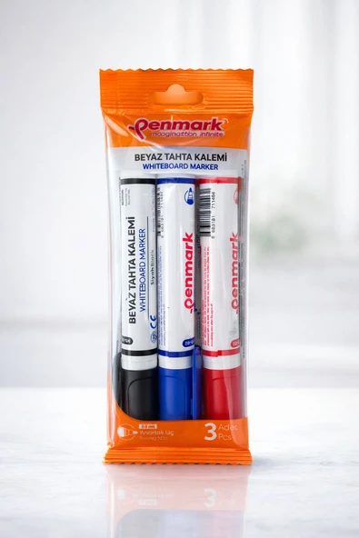 PENMARK BEYAZ TAHTA KALEMİ 3LÜ SET ürün görseli 1