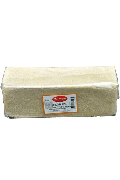 Kardeşler Sade Tahin Helva Blok 3 KG ürün görseli 1
