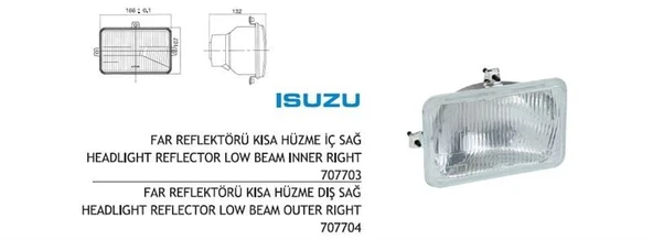 AYFAR FAR ISUZU FORD 2000 .KISA HÜZME DIŞ SAĞ ürün görseli 1