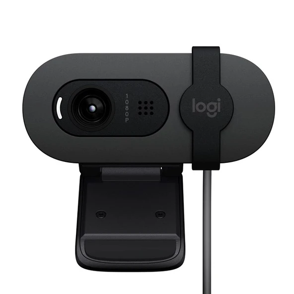 Logitech Brio 100 Webcam Grafit Full HD 960-001585 ürün görseli 1