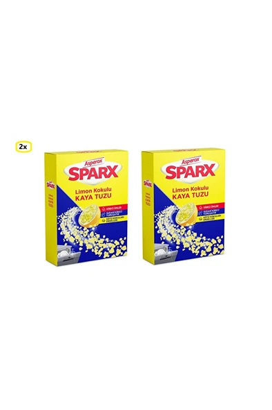 Sparx Bulaşık Makinesi Limon Kokulu Kaya Tuzu 1.5 Kg X 2 Adet ürün görseli 1
