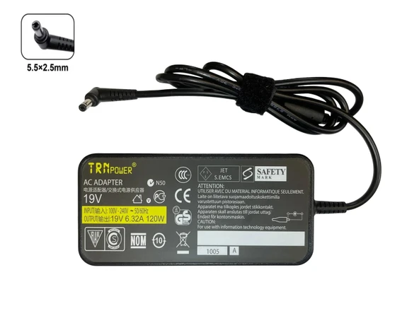 Chicony A120A024L 5.5x2.5mm Notebook Adaptör Şarj Aleti ürün görseli 1
