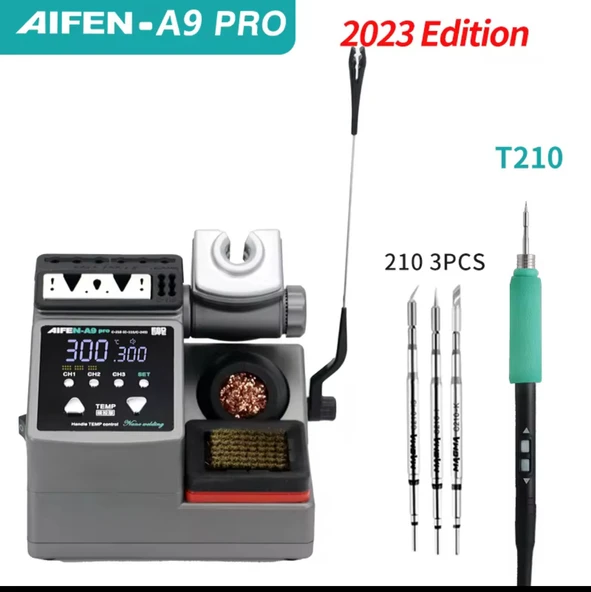 Aifen A9 Pro Kalem Lehim İstasyonu Tek Kol 3 Uç Hediyelidir ürün görseli 1