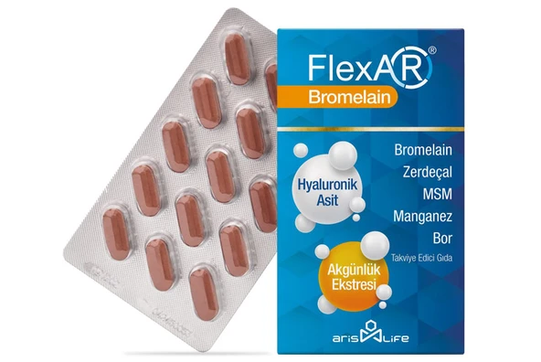 Aris Life Flexar Bromelain 30 Tablet (SKT:02/2028) ürün görseli 1