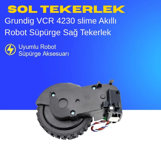 Beko Rs 2221 Akıllı Robot Süpürge Sol Tekerlek Aksesuarları – Yedek Parça ürün görseli 1