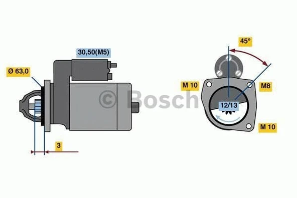 VALEO MARŞ MOTORU 12V 10DİŞ RENAULT CLIO III KANGOO THALIA II MEGANE II-III-IV  MODUS TWINGO II (VL438224)  LAGUNA (ESKİ KODU = VL438224) ürün görseli 1