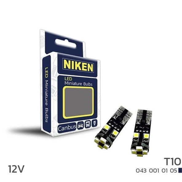 NIKEN LED AMPUL T10 CANBUS PARK LEDİ 8 LEDLİ 12V ürün görseli 1