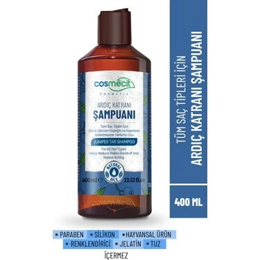 COSMECİT ARDIÇ KATRANI ŞAMPUANI 400 ML ürün görseli 1