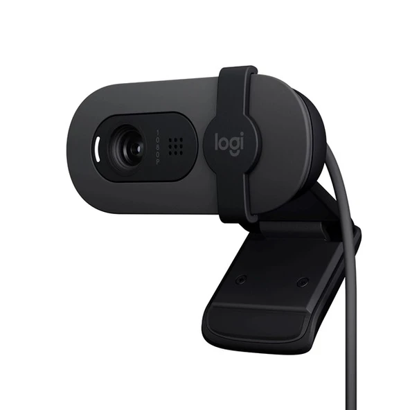 Logitech Brio 100 Webcam Grafit Full HD 960-001585 - Resim 2