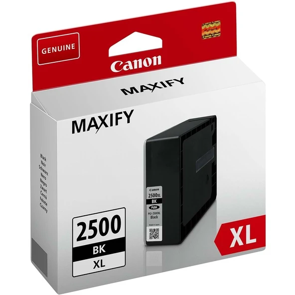 Pgi-2500Xl Bk Black Siyah Mürekkep Kartuş Mb4050-5050-5350 ürün görseli 1
