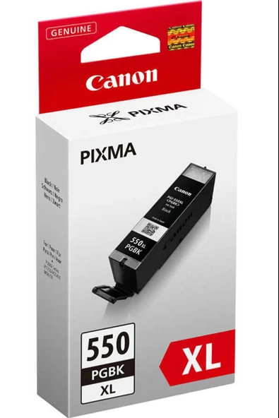 PGI-550Pgbk XL Black Siyah Yüksek Kapasite Mürekkep Kartuş İp7250 ürün görseli 1
