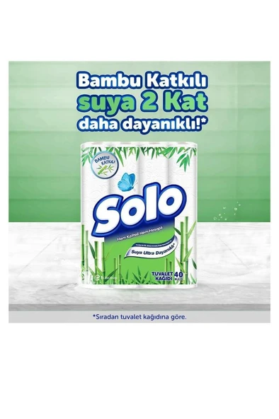Solo Bambu Katkılı 40'lı Tuvalet Kağıdı - Resim 3