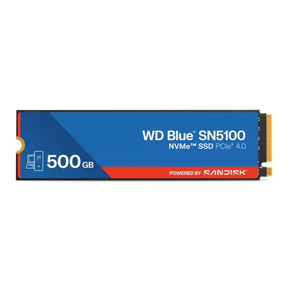 WD Blue SN5100 500GB M.2 NVMe SSD (6600/5600) ürün görseli 1