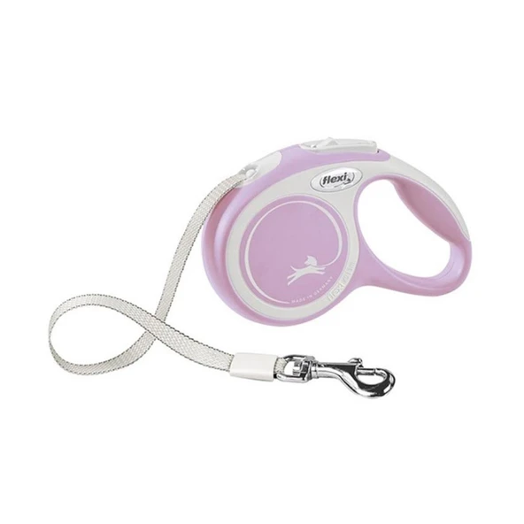 Flexi New Comfort Otomatik Pembe Şerit Köpek Gezdirme Tasması XSmall 3 Metre ürün görseli 1