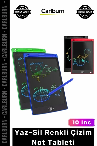 #Tablet 10 İnç LCD Ekran Göz Koruma Yaratıcılık Geliştirme Çocuklar İçin Eğitici Renkli Çizim Tablet ürün görseli 1