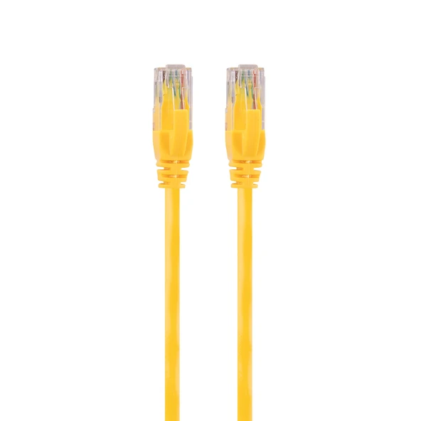 Sl-Cat601 1 Metre Sarı Cat6 Kablo ürün görseli 1