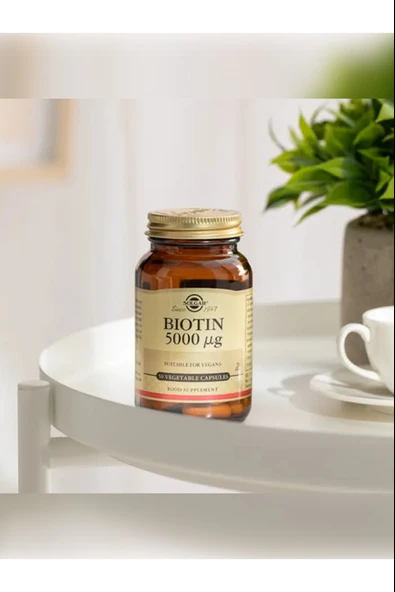 Solgar Biotin 5000 Mcg 100 Kapsül - Resim 2
