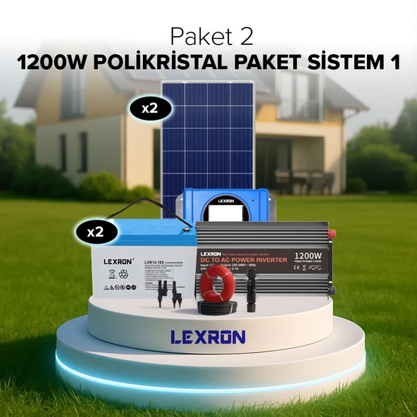 Lexron 1200w Poli̇kri̇stal Paket Si̇stem 1 (paket 2) ürün görseli 1