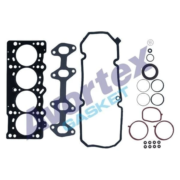 AVORTEX ÜST TAKIM CONTA SKC DAHİL FIAT 1.4 8V  ALBEA-DOBLO VİTON EKSANTRİK KEÇELİ-SUBAP LASTİKLİ ürün görseli 1
