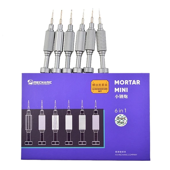 Mechanic Mortar Mini İshell Max 6in1 Tornavida Seti ürün görseli 1