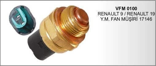 VERTEX FAN MÜŞÜRÜ RENAULT R9 /R19 YM 92-87 KIŞLIK (17146) ürün görseli 1