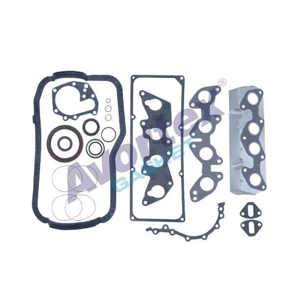 AVORTEX FULL TAKIM CONTA SKC HARİÇ R19-CLİO RENAULT 1.4  8V ENERGY (E6J-E7J) (YAN DELİK) CLİO-19   NBR KEÇEL İ-SUBAP LASTİKLİ ürün görseli 1