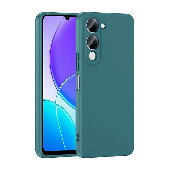 Vivo Y19 Kılıf Lansman Tasarım İç Yüzeyi Kadife Silikon ürün görseli 1
