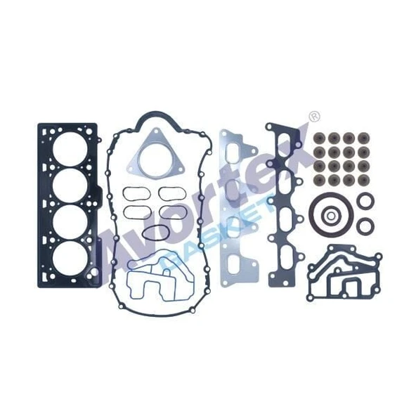 AVORTEX FULL TAKIM CONTA SKC DAHİL RENAULT 1.4-1.6  16V (K4J-K4M) MEGANE-CLİO-SCENİC-LAGUNA VİTON KEÇELİ-SUB AP LASTİKLİ ürün görseli 1