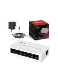 ETHERNET SWITCH HUB 5 PORT 10/100MBPS GABBLE GAB-SWC05 ürün görseli 1