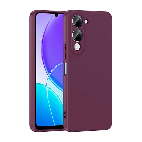 Vivo Y04 Kılıf Lansman Tasarım İç Yüzeyi Kadife Silikon ürün görseli 1