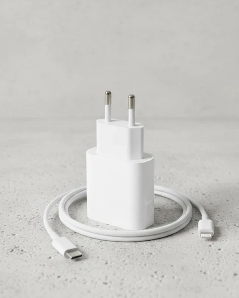 iPhone 14 13 12 11 XR XS Max 20W Lightning Şarj Adaptörü Kablo Dahil ürün görseli 1