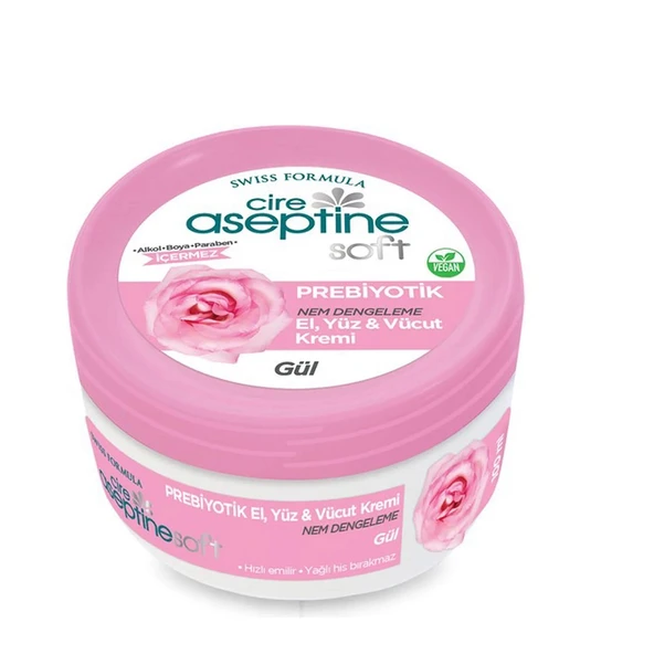 Cire Aseptine Soft Prebiyotik Gül Özlü Krem 100 ml ürün görseli 1