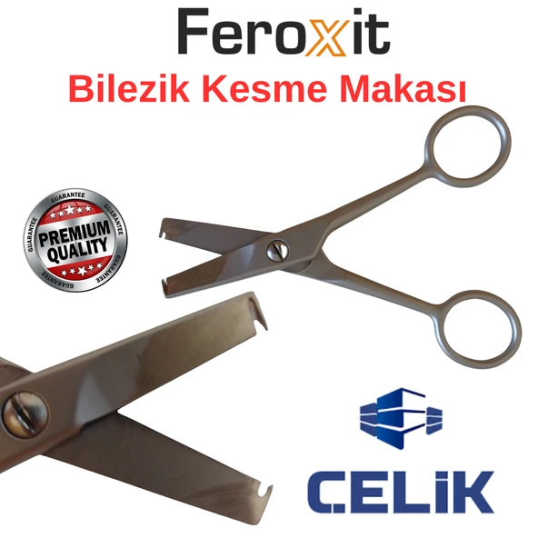 Kuş Bilezik Kesme Makası  Paslanmaz Çelik  Muhabbet Kuşu, Güvercin, Kanarya İçin ürün görseli 1