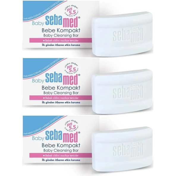 Sebamed Bebek Sabunu 100Gr Kompakt (3 Lü Set) ürün görseli 1