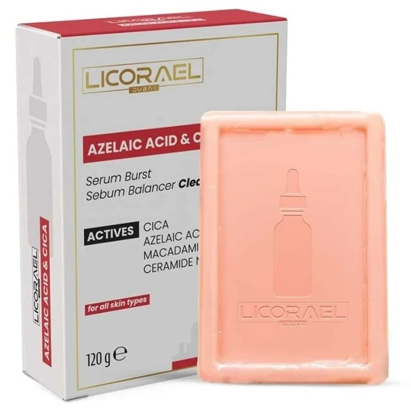 Licorael Dubai Azelaıc Acıd & Cıca (Akne Karşıtı) Sabun 120GR ürün görseli 1