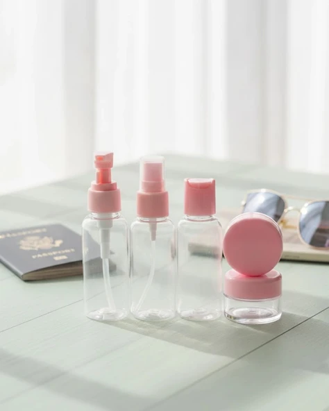 Seyahat İçin 5’li Kozmetik Dolum Seti 30 ml ürün görseli 1