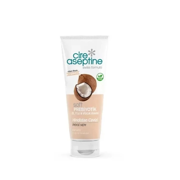 Cire Aseptine Soft Hindistan Cevizi Özlü Prebiyotik Krem 200 ml ürün görseli 1