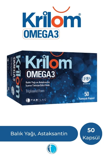Krilom Omega 3 50 Yumuşak Kapsül ürün görseli 1