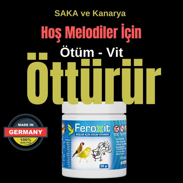 Kuşlar için ÜTÜŞ Vitamini (Kanarya , Saka ,Bülbül ve finch  20 gr ürün görseli 1