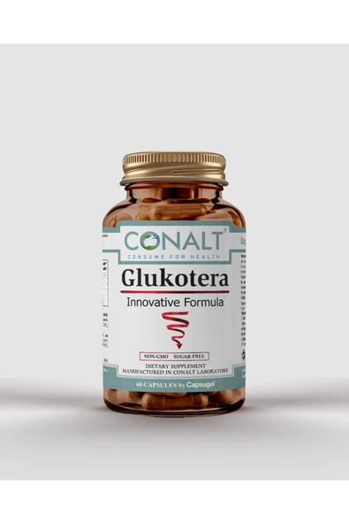Glukotera – Alfa Lipoik Asit, Gymnema, Krom ve Vanadyum İçeren Premium Takviye (60 Kapsül) ürün görseli 1