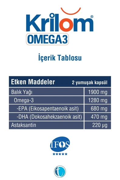 Krilom Omega 3 50 Yumuşak Kapsül - Resim 2