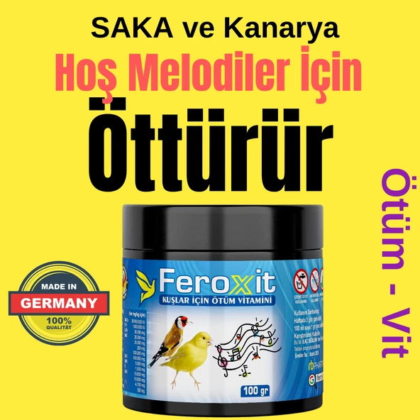Kuşlar için ÜTÜŞ Vitamini  Kanarya , Saka ,Bülbül ve finch  100 gr ürün görseli 1