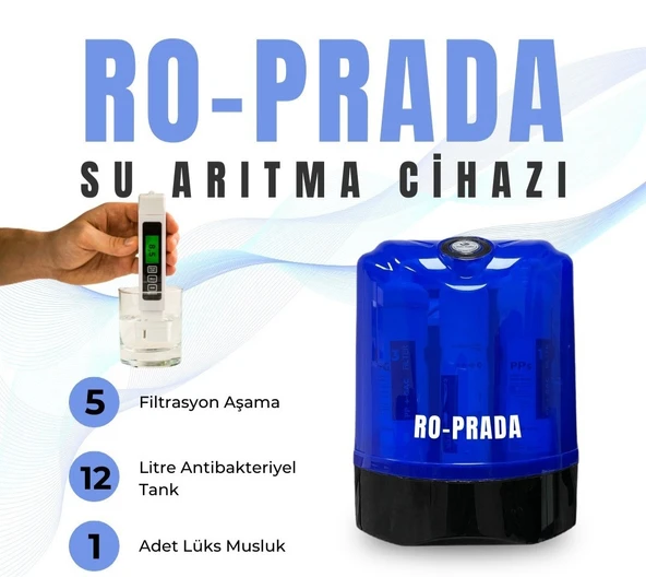 Asyam Prada 12 LT 5 Aşamalı Su Arıtma Cihazı Kapalı Kasa ürün görseli 1