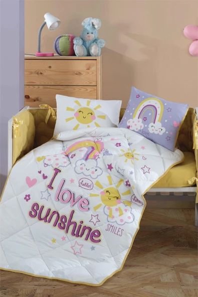 Clasy Bebek Uyku Seti Sun Love Sarı ürün görseli 1