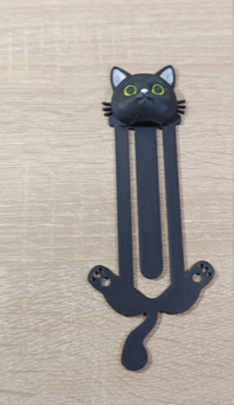 Kedi Figürlü 3 Boyutlu Kitap Ayracı ürün görseli 1